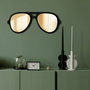 Wallity Ozgl508 Espejo Decorativo Dorado 70 x 28 cm